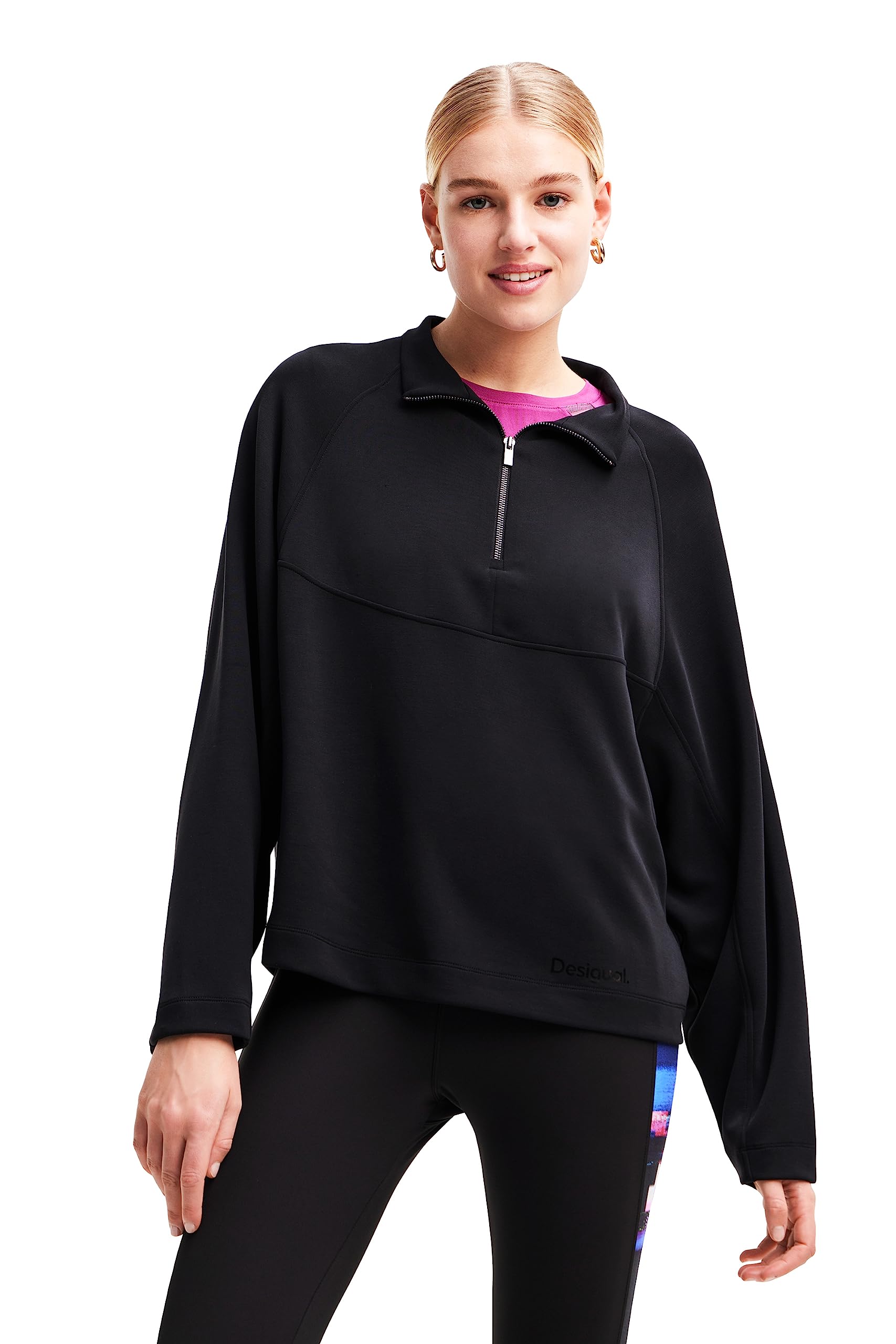Desigual Women's Long Sleeve Knit Sweater - Cozy Casual Pullover for Fall & Winter | Perfect for Office, Date Night & Weekend Outings