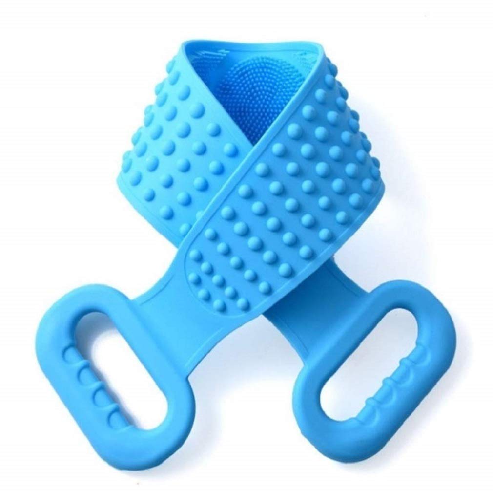 JEMICA Silicone Body Scrubber & Massager - Exfoliating Shower Brush for Deep Cleansing & Relaxation - Soft Bristles for Men & Women - Pack of 3 (Ideal for Back Scrubbing, Bubble Bath & Spa Treatment)