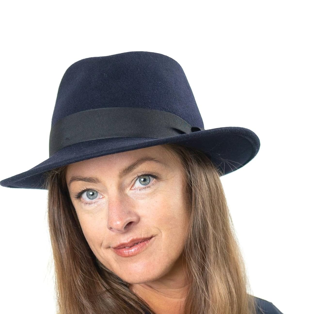 Lierys City Felt Hat for Women & Men - Classic Wool Fedora with Wide Brim - Perfect for Outdoor, Travel, and Fashion Accessories