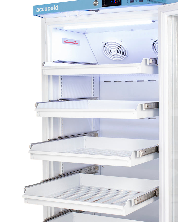 Accucold 8 Cu.Ft. Upright Vaccine Refrigerator with Removable Drawers - Medical Grade Storage for Vaccines, Medications & Laboratory Use - Perfect for Clinics, Pharmacies & Research Facilities