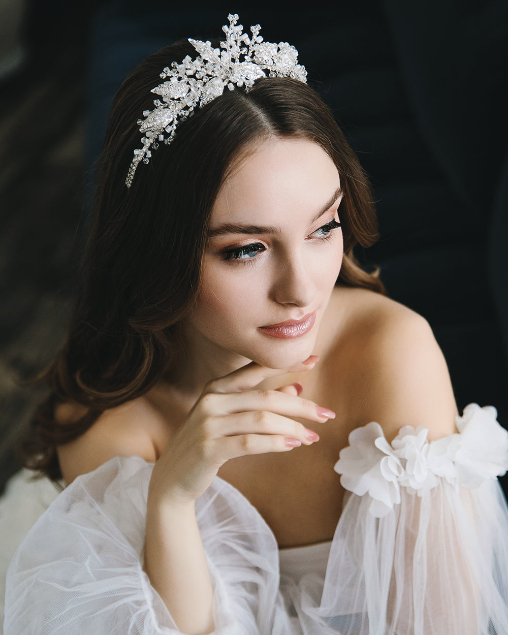 Natalia Wedding Tiara - Elegant Bridal Crown for Bride, Princess, Prom & Special Occasions | Perfect for Weddings, Pageants, and Formal Events