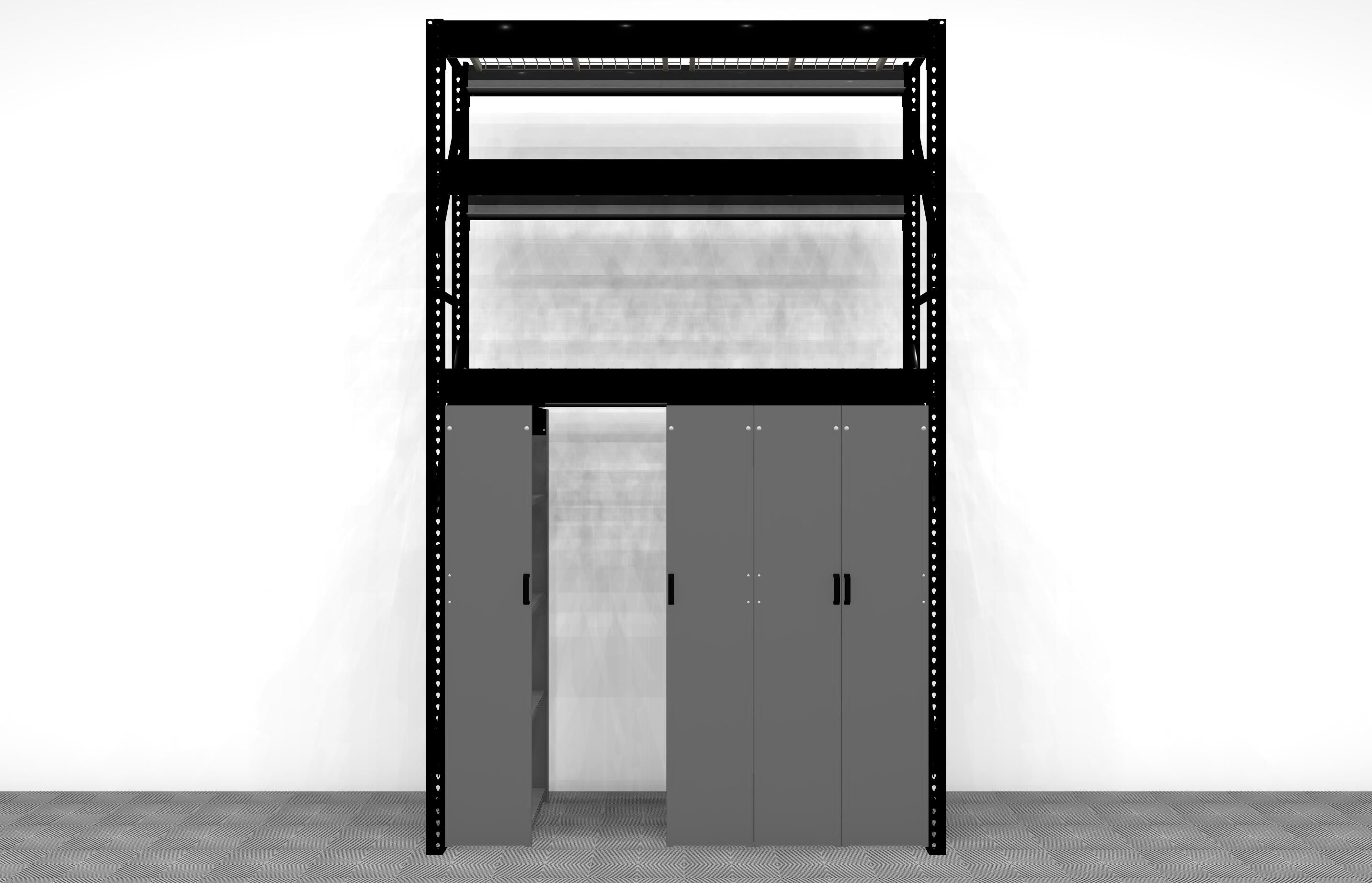 Levrack Heavy Duty Storage Shelving Units - Durable Metal Shelves for Garage, Warehouse & Home Organization
