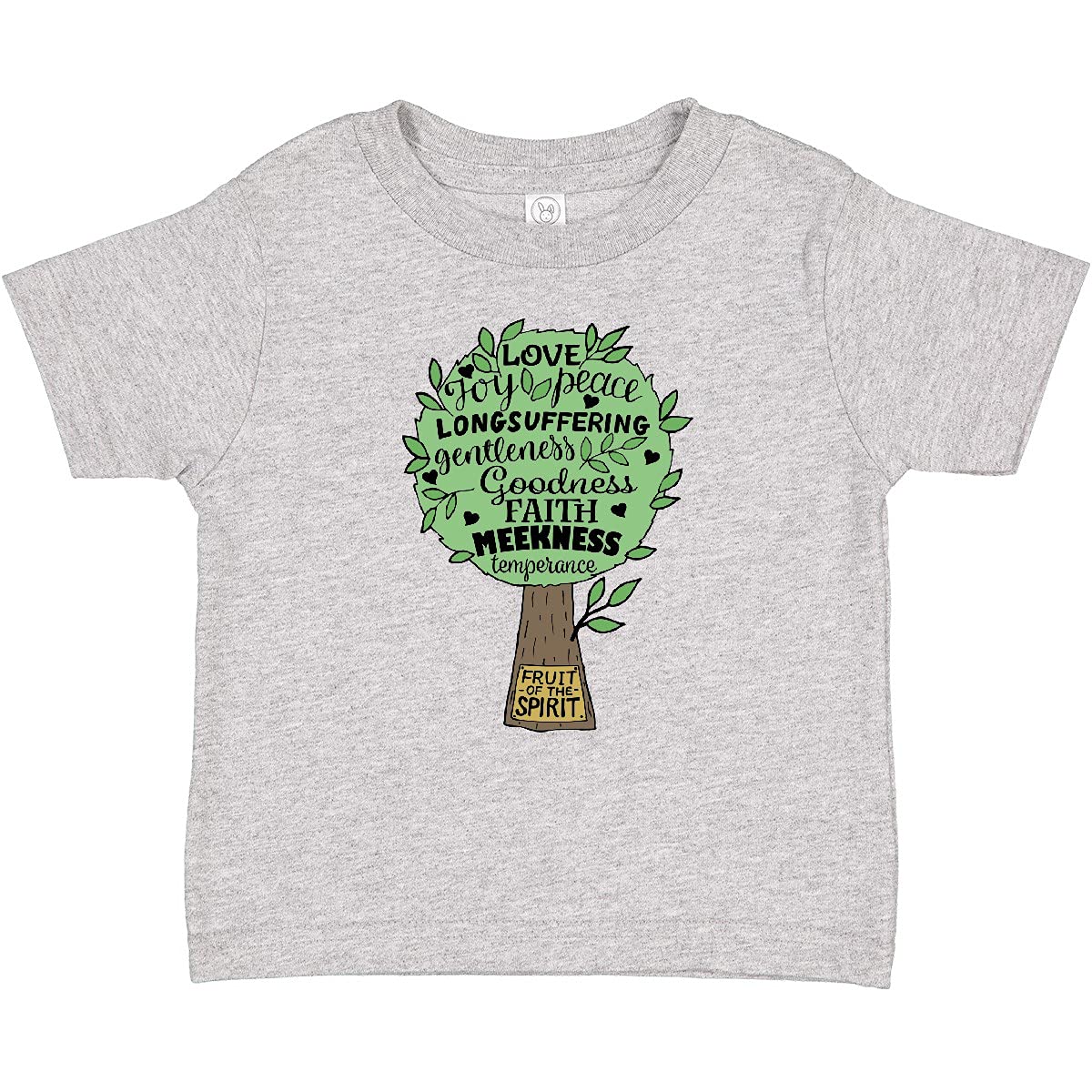 Fruit of The Spirit Bible Quote Baby T-Shirt - Christian Kids Clothing for Church, Sunday School & Family Gatherings