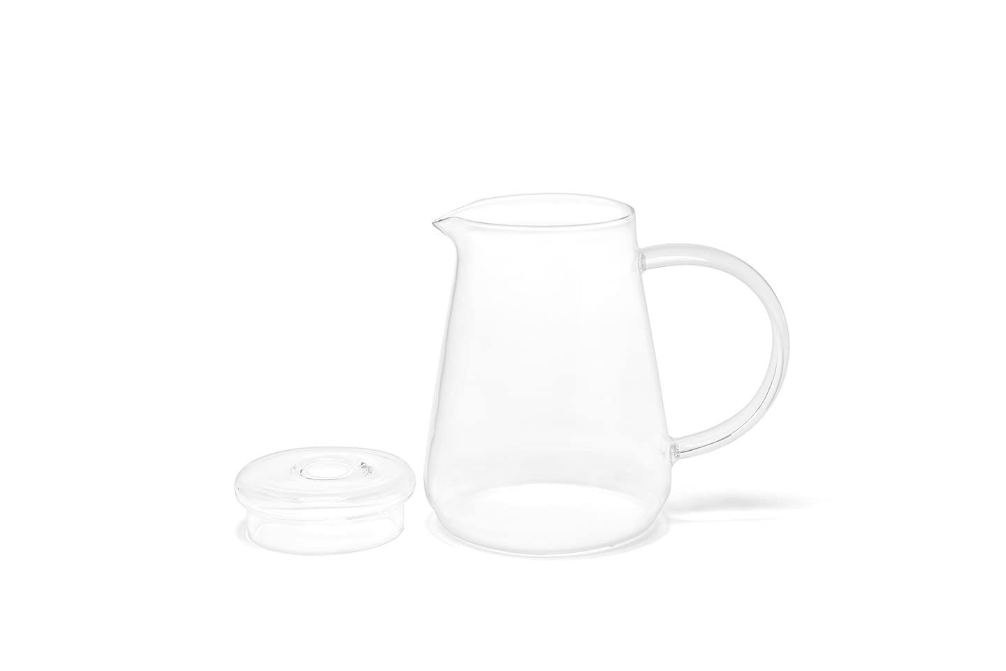 Tea Forte Tea Over Ice Steeping Pitcher Set - 12oz & 24oz Glass Pitchers for Perfect Iced Tea | Dishwasher Safe | Great for Summer Parties, BBQs & Outdoor Gatherings