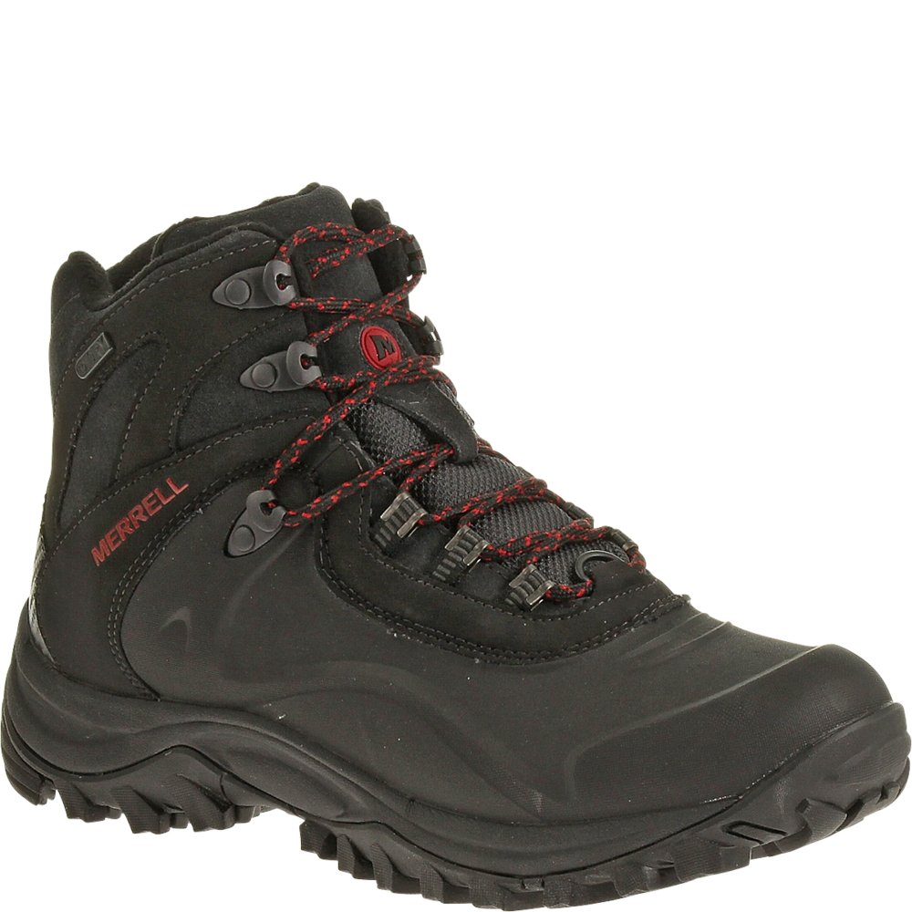 Merrell Men's Iceclaw Mid Waterproof Winter Boots - Insulated Snow Hiking Shoes for Cold Weather, Ice Traction & Outdoor Adventures