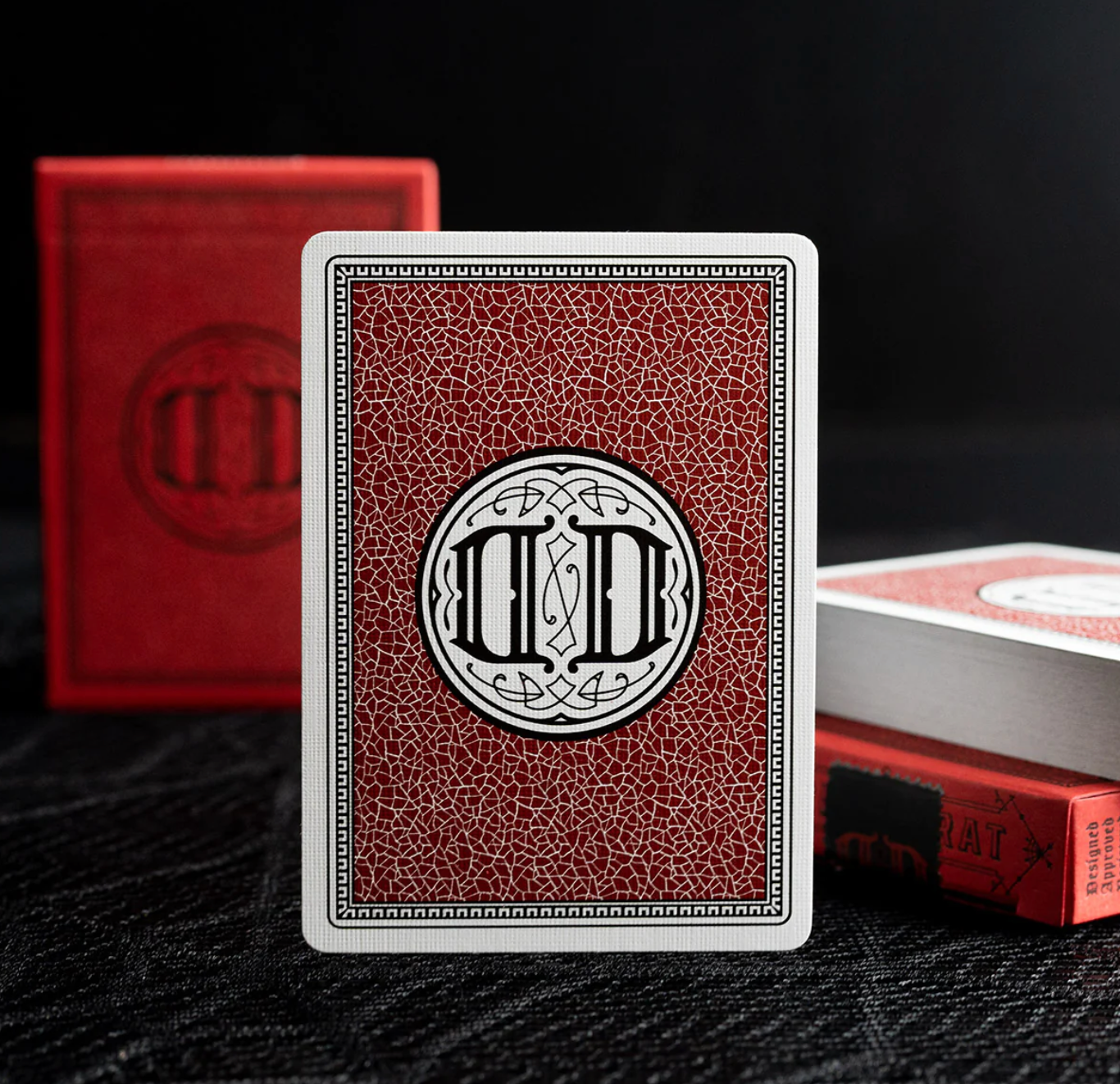 Smoke & Mirrors Red Rouge Playing Cards - Premium Collectible Deck for Magic Tricks, Cardistry & Poker Games - Perfect for Magicians, Card Players & Gift Giving
