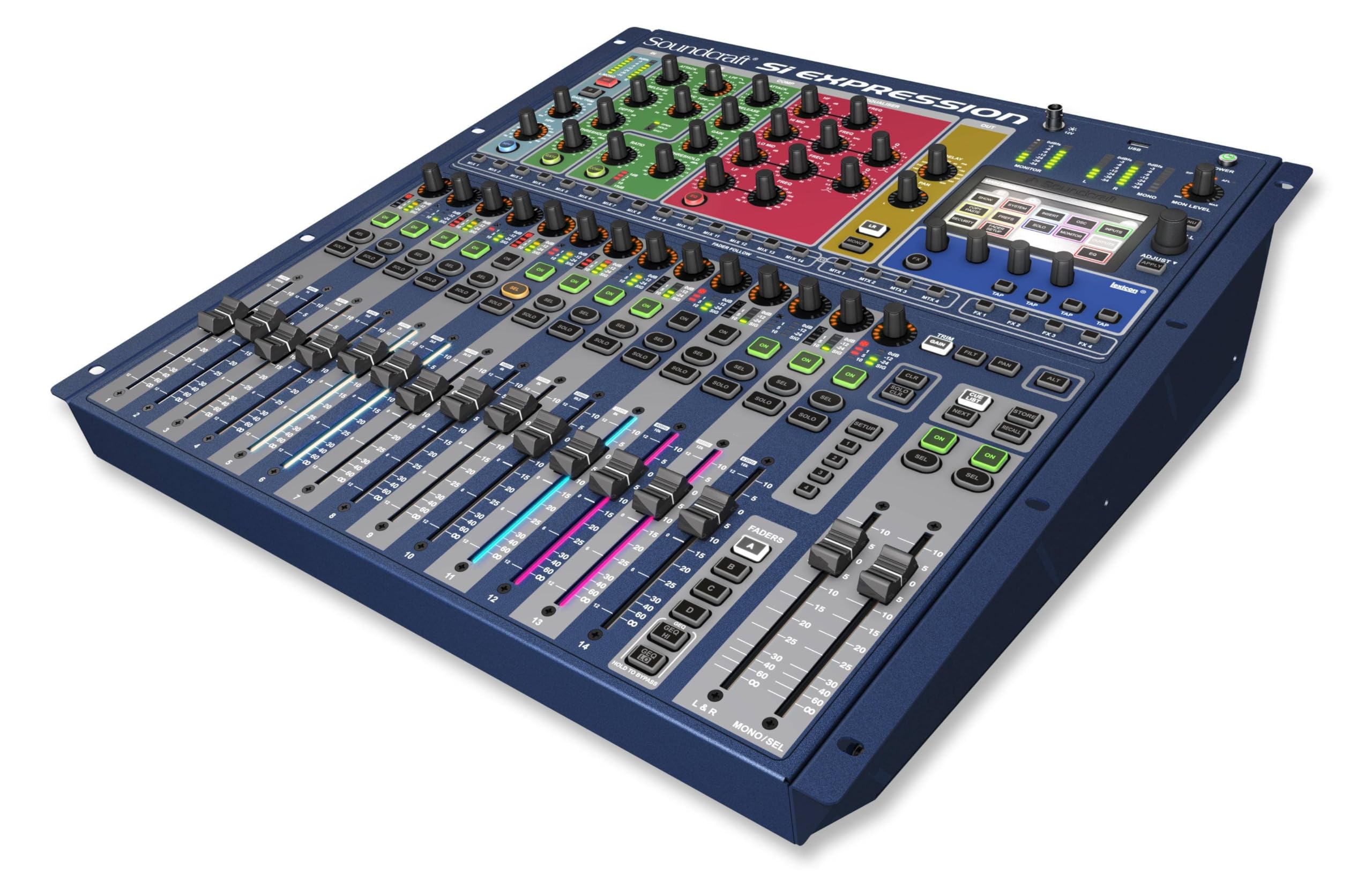 Soundcraft Si Expression 1 Digital 16-Channel Live Audio Mixer Console - Professional Mixing Board for Live Performances, Studio Recording & Events