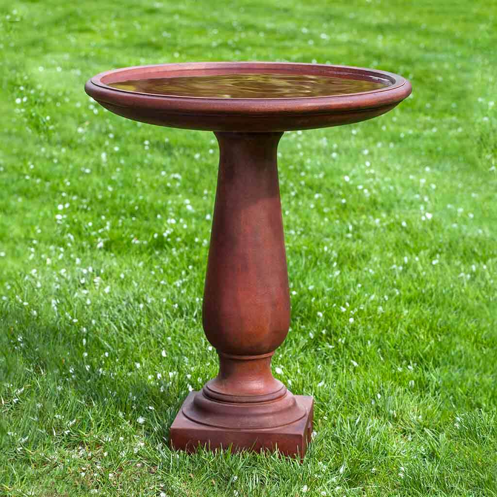 Campania International Westbury Birdbath - Elegant Outdoor Garden Decor for Birds - Perfect for Backyard, Patio, and Lawn Decoration