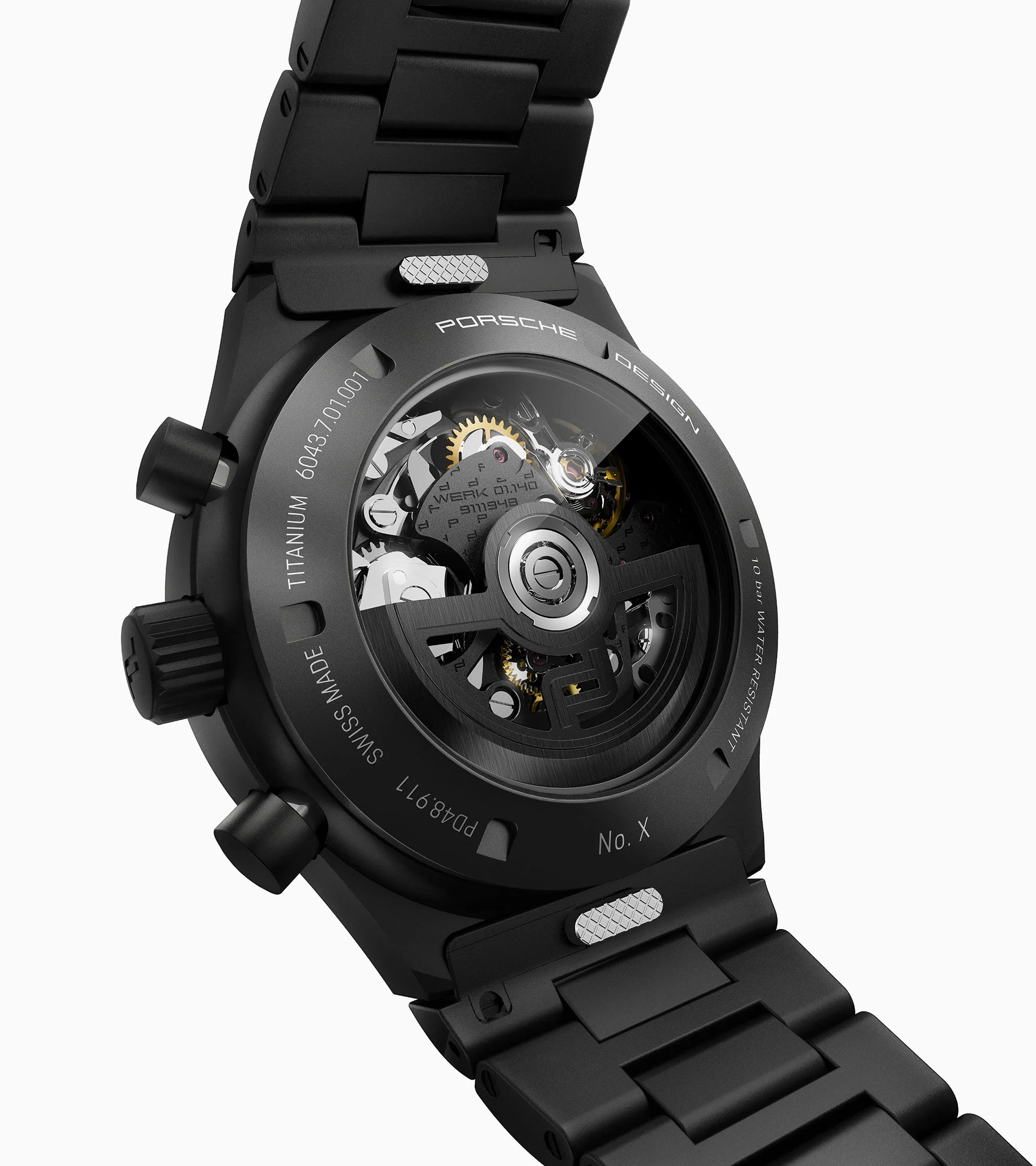 Porsche Design Chronograph 1 All Black Limited Edition Men's Watch - Luxury Sports Chronograph for Business, Racing & Formal Occasions