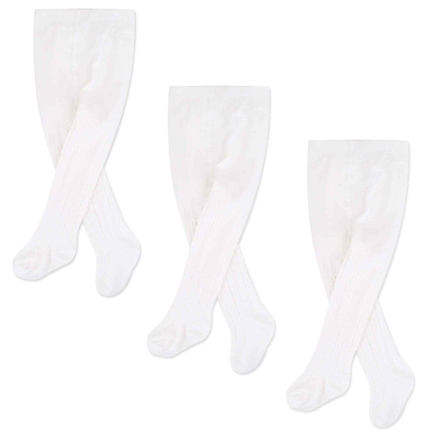 Baby Girl Cable Knit Tights & Leggings for Newborns (6 Months to 6T) - Soft Winter Stockings for Toddlers - Perfect for Playdates, Daycare & Family Photos