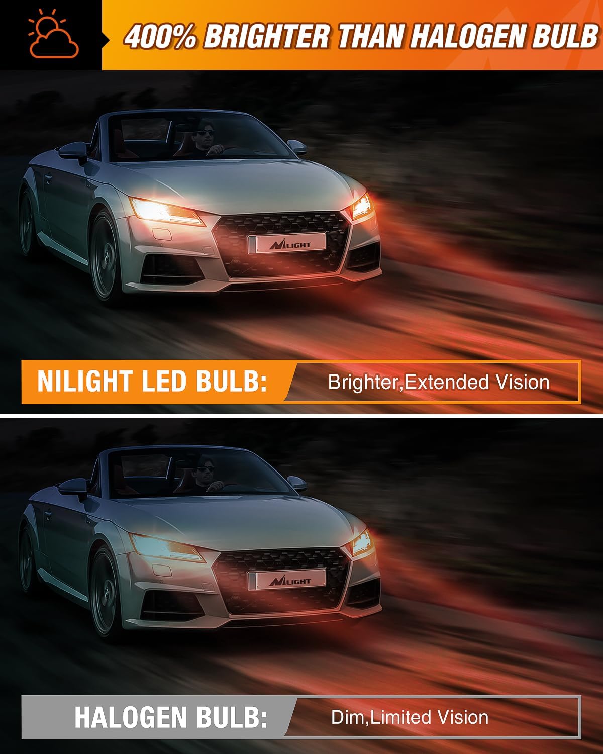 7440 7443 T20 4014 63SMD Red LED Bulbs (2-Pack) - High Brightness LED Replacement Lights for Car Tail Brake, Turn Signal, and Interior Lighting