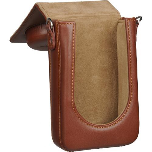 Genuine Leather Camera Case for Leica D-LUX 4/5/6 with Adjustable Shoulder Strap - Premium Brown Protective Cover for Travel & Photography Enthusiasts