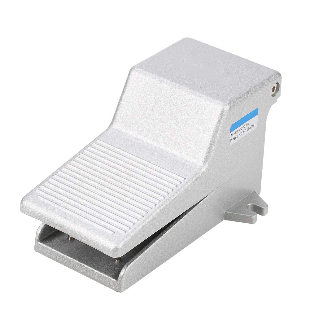 High-Quality Pneumatic Foot Press Control - 2 Position 5 Way G1/4 Aluminum Alloy Foot Pedal Valve for Industrial Automation & Manufacturing Equipment | Perfect for CNC Machines, Packaging Systems & Assembly Lines