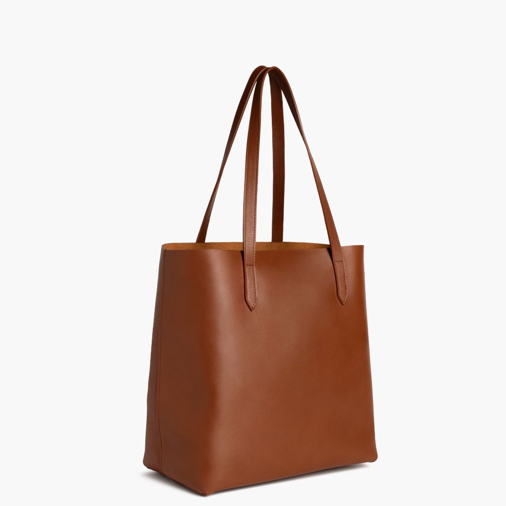Premium Genuine Leather Everyday Tote Bag - Large Size (L) for Women | Durable & Stylish Work Bag, Travel Tote, Shopping Bag & Daily Essentials Carrier