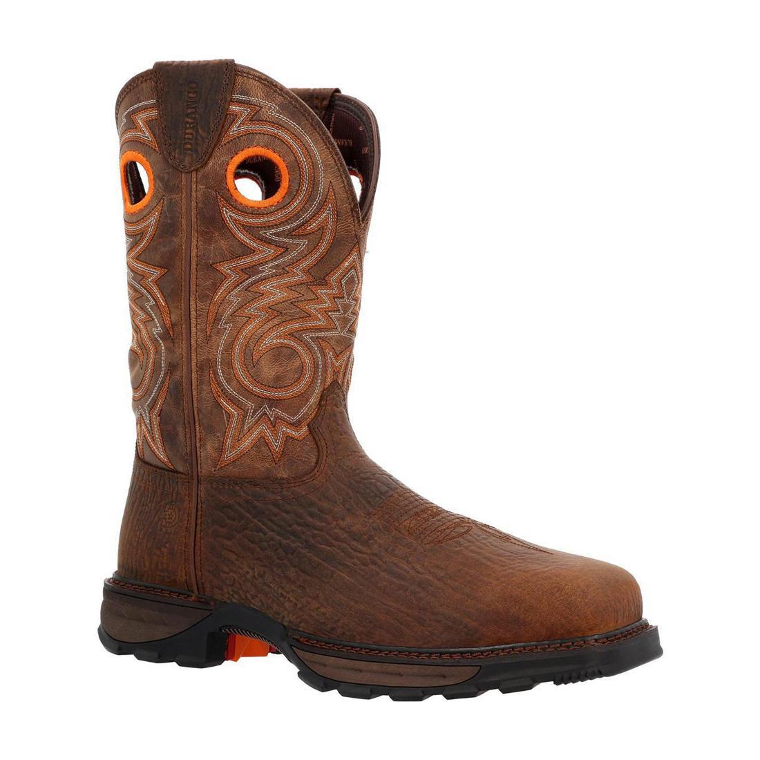 Maverick XP Composite Toe Western Work Boots for Men - Waterproof Steel Toe Safety Shoes - Durable & Comfortable for Construction, Ranch Work & Outdoor Activities