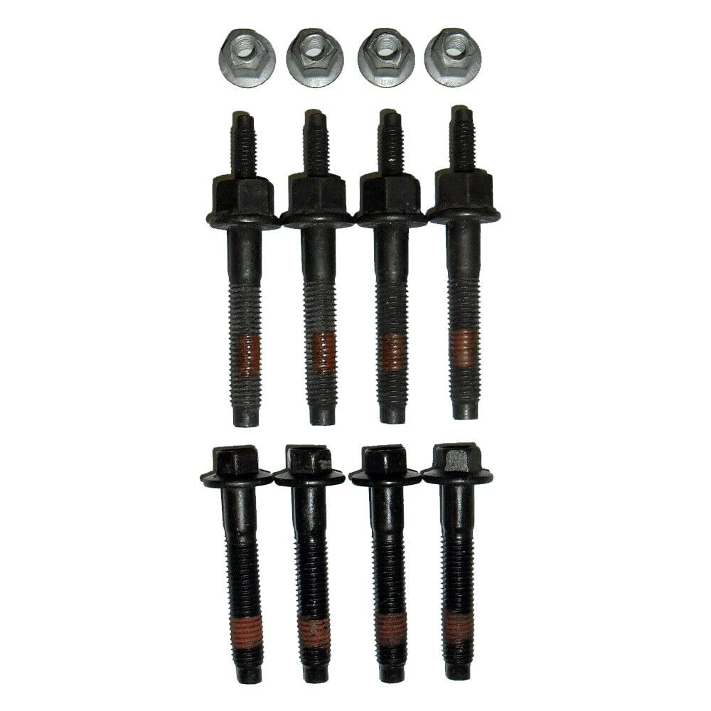 24-Piece Exhaust Manifold Bolt & Nut Kit Compatible with 2017 Ram 1500/2500 - Replaces OEM 6510141AA, 6509863AA, 6510140AA, 6505316AA - Durable Engine Repair Parts for Truck Maintenance & Performance Upgrades