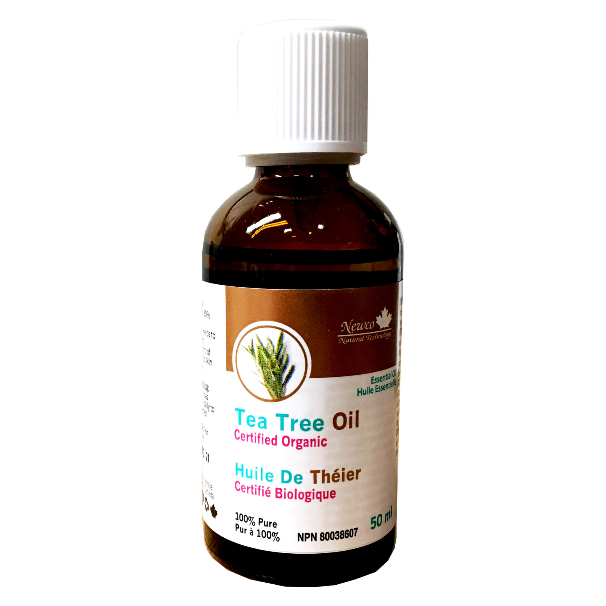 100% Pure Organic Tea Tree Oil for Skin, Hair & Nails - Natural Acne Treatment, Scalp Care & Cuticle Moisturizer - Perfect for DIY Beauty, Aromatherapy & First Aid