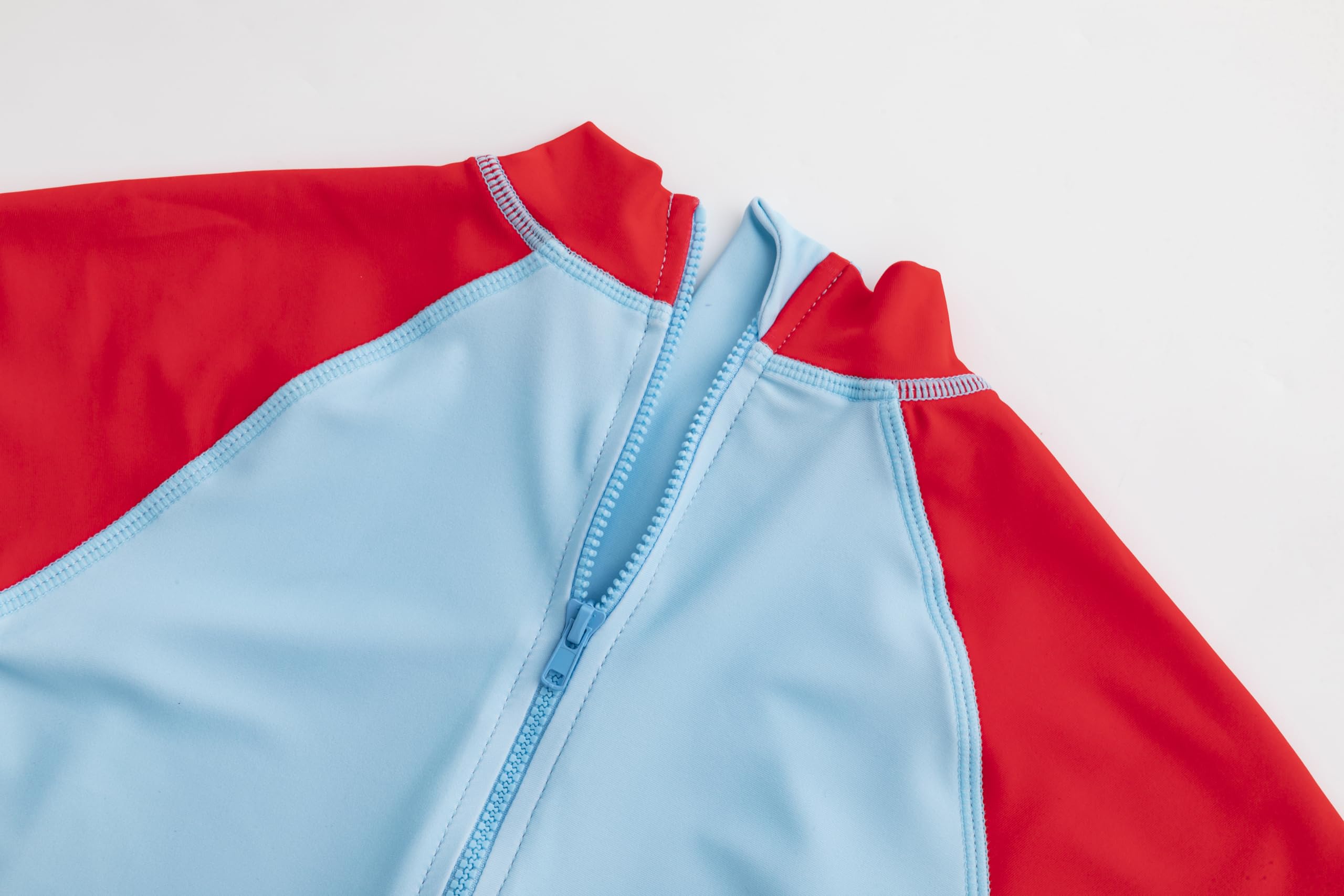 LIZENS Boys Long Sleeve Rash Guard Swimwear for Kids - Beach & Pool Protection