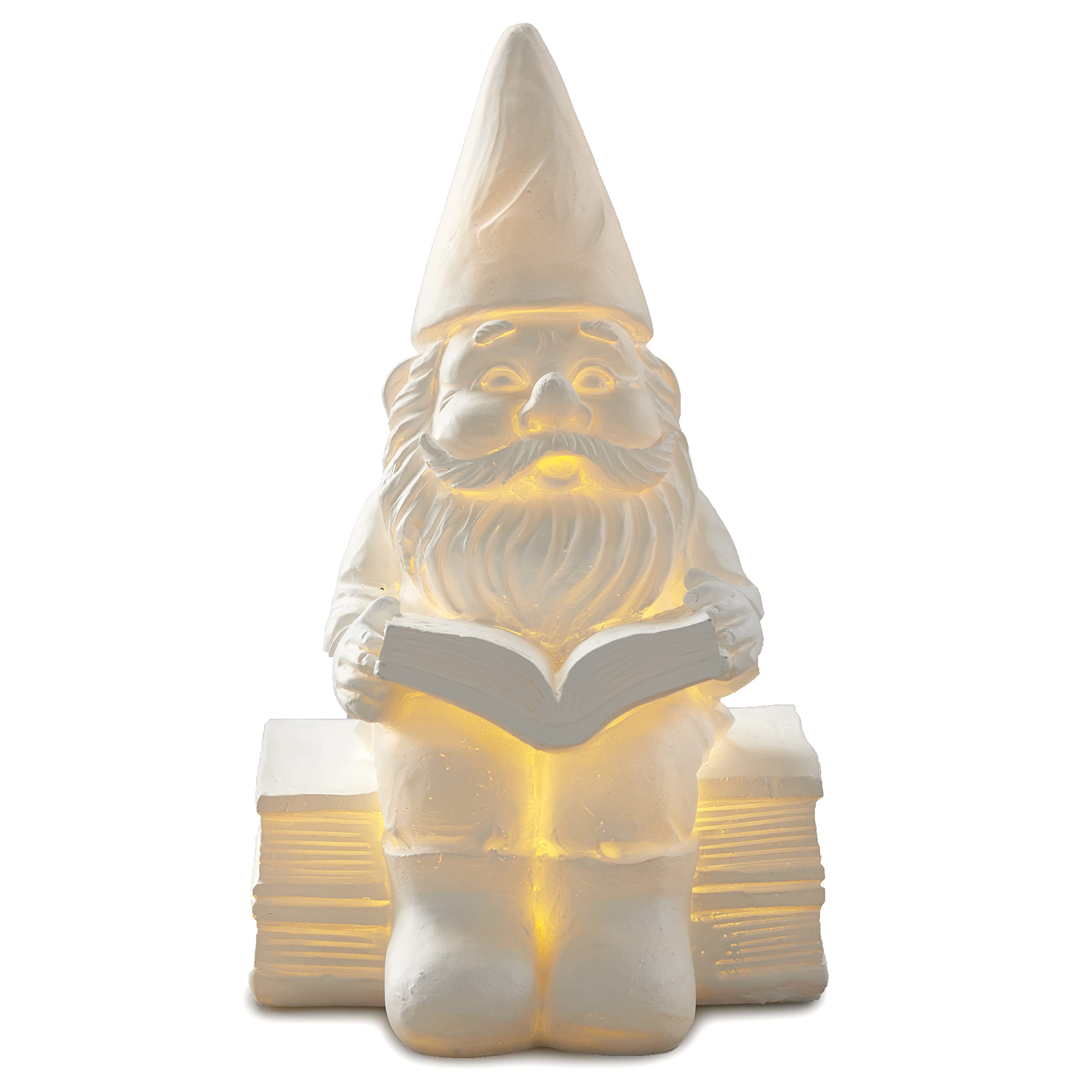 Spring Gnome Tabletop Decoration - LED Illuminated Garden Gnome for Home, Office & Outdoor Decor - Perfect for Easter, Patio & Gift Giving