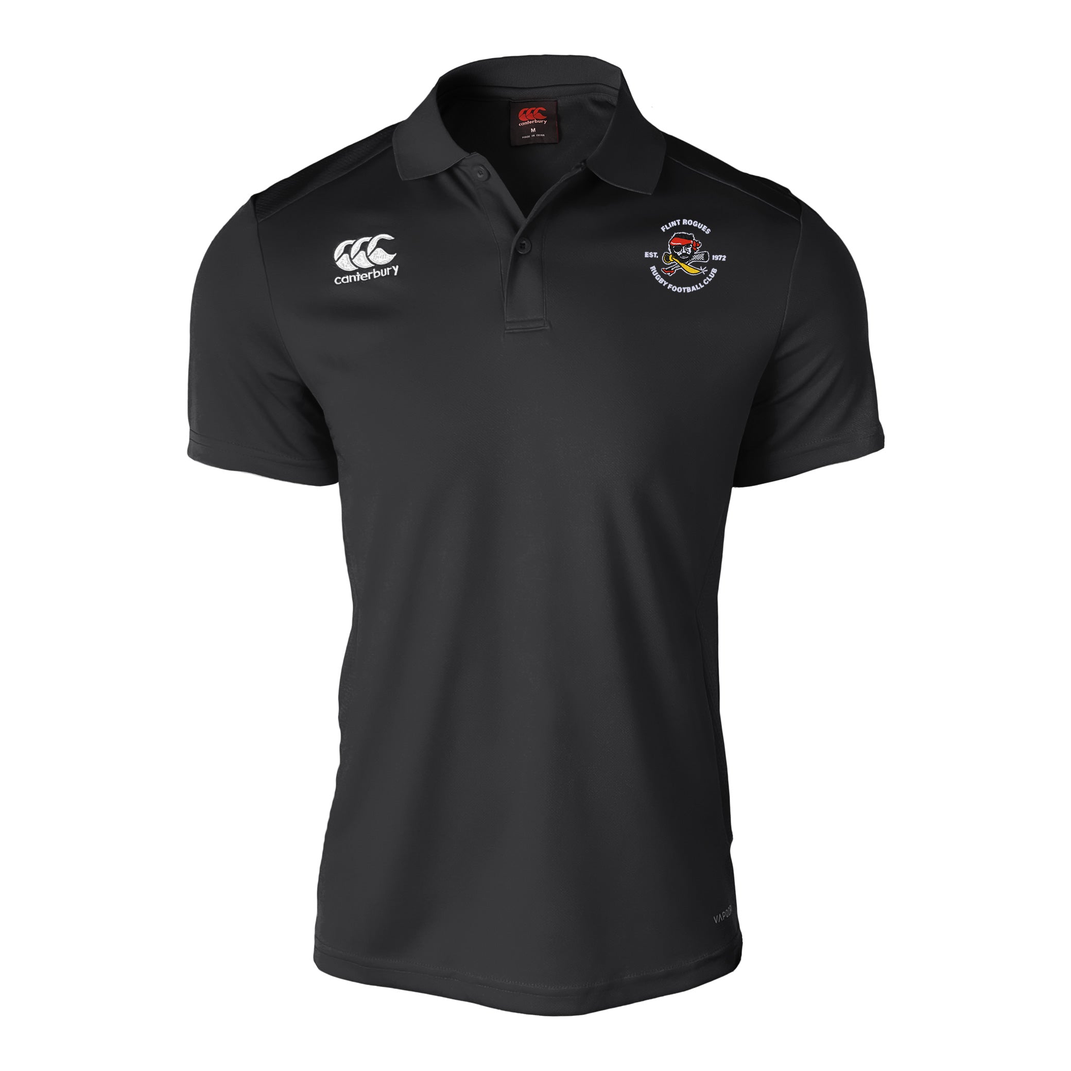 Flint Rogues RFC CCC Club Dry Polo Shirt - Moisture Wicking Men's Performance Golf Polo for Sports & Casual Wear
