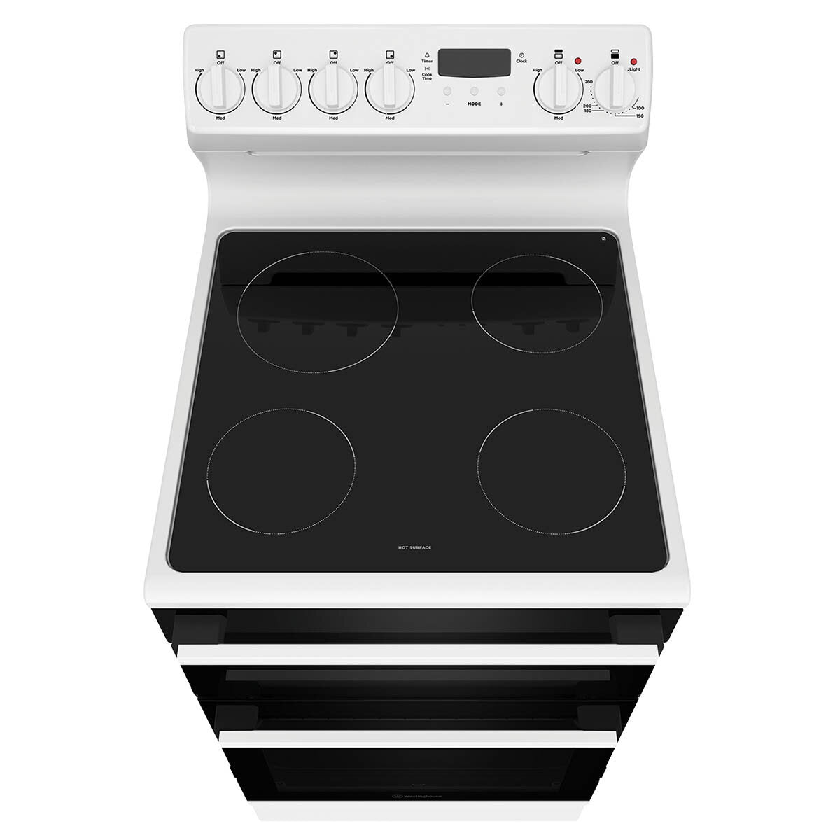 Westinghouse 54cm Freestanding Electric Oven and Stove - WLE543WCB | Built-in Timer & Fan Forced Cooking | Perfect for Small Kitchens, Apartments & Home Baking