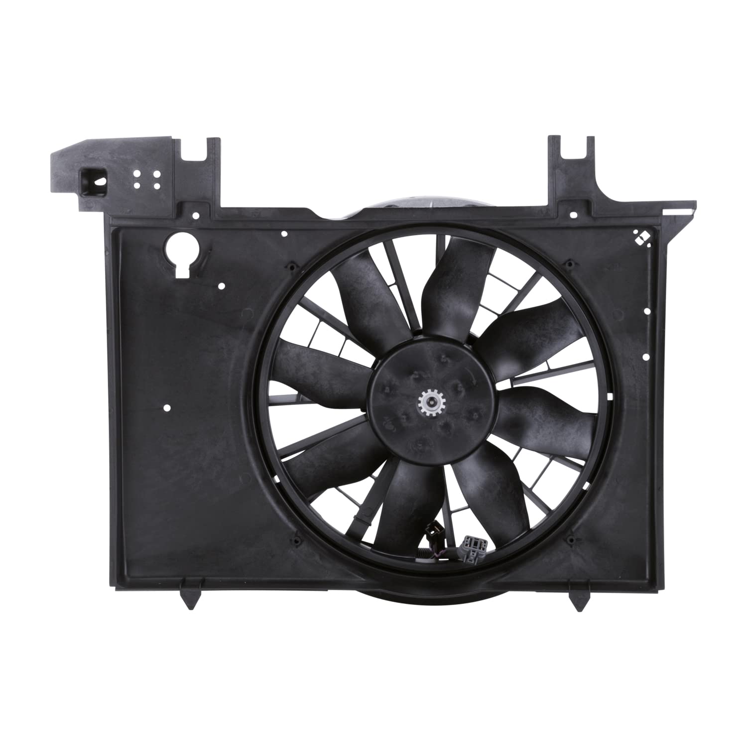 TYC 621200 Volvo 70 Series Replacement Radiator & Condenser Cooling Fan Assembly - Compatible with Volvo S60, S80, XC70, XC90 - Perfect for Engine Cooling & AC System Repair