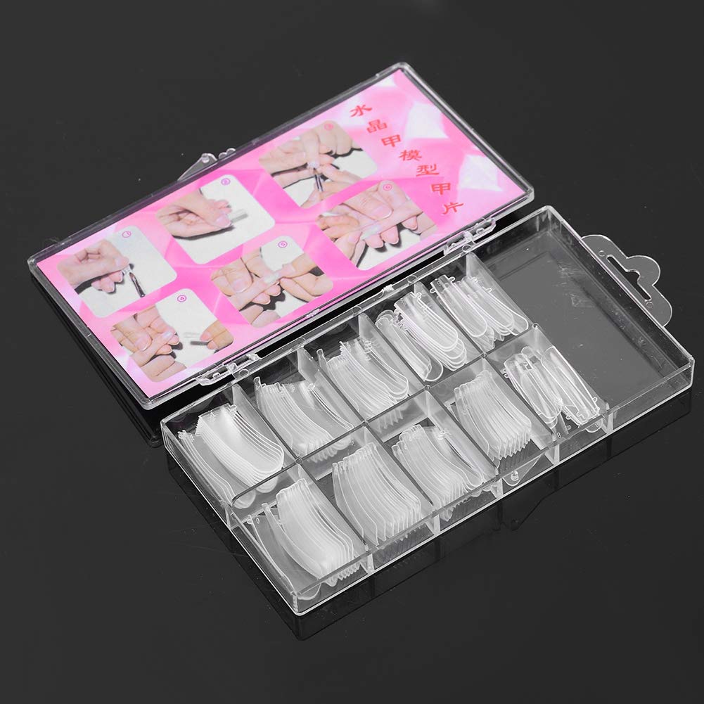 Professional Gel Nail Polish Kit - UV LED Nail Dryer Lamp, Nail Glue & Complete DIY Manicure Tools Set for Home & Salon Use (Transparent) | Perfect for Nail Art, French Tips & Gel Extensions