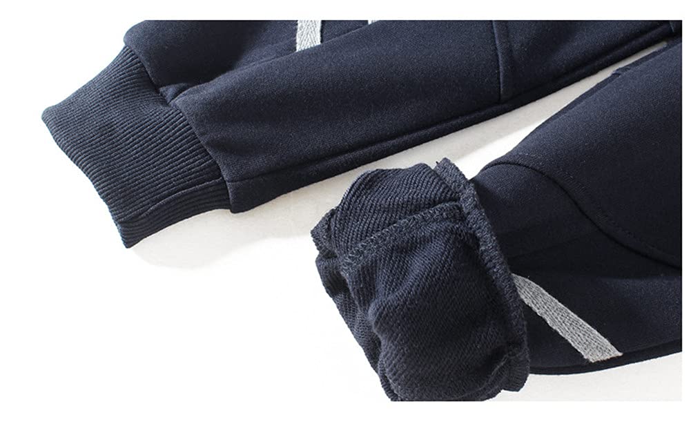 Boys' Active 2-Pack Elastic Waist Cotton Jogger Pants with Pockets - Comfortable Athletic Workout Sweatpants for Running, Gym, and Casual Wear