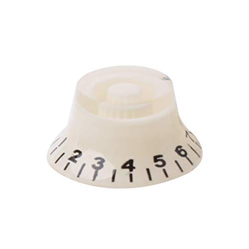 1pc Bell Shape Guitar Tone/Volume Control Knob for LP Guitars - White & Black Options | Perfect for DIY Guitar Repair & Customization