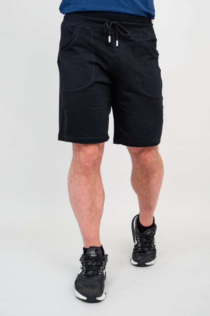Jason Men's Cotton Shorts - Black Casual Summer Shorts for Outdoor Activities, Gym, and Lounge Wear