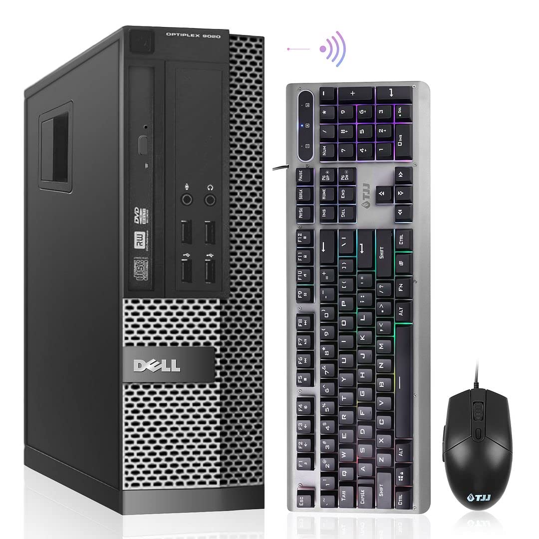 Refurbished Dell OptiPlex 9020 Business Desktop PC - Intel Core i7-4770 3.4GHz, 16GB RAM, 256GB SSD + 1TB HDD, WiFi 5, Dual Monitor Support, Windows 10 Pro - Perfect for Home Office, Small Business & Gaming Setup