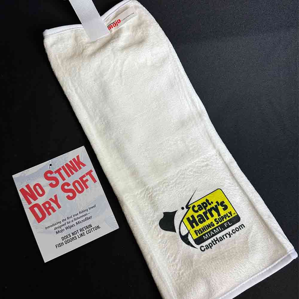 Capt. Harry’s No Stink Fish Towel - Super Absorbent Microfiber Fishing Towel for Odor-Free Drying - Perfect for Fishing, Boating, and Outdoor Adventures
