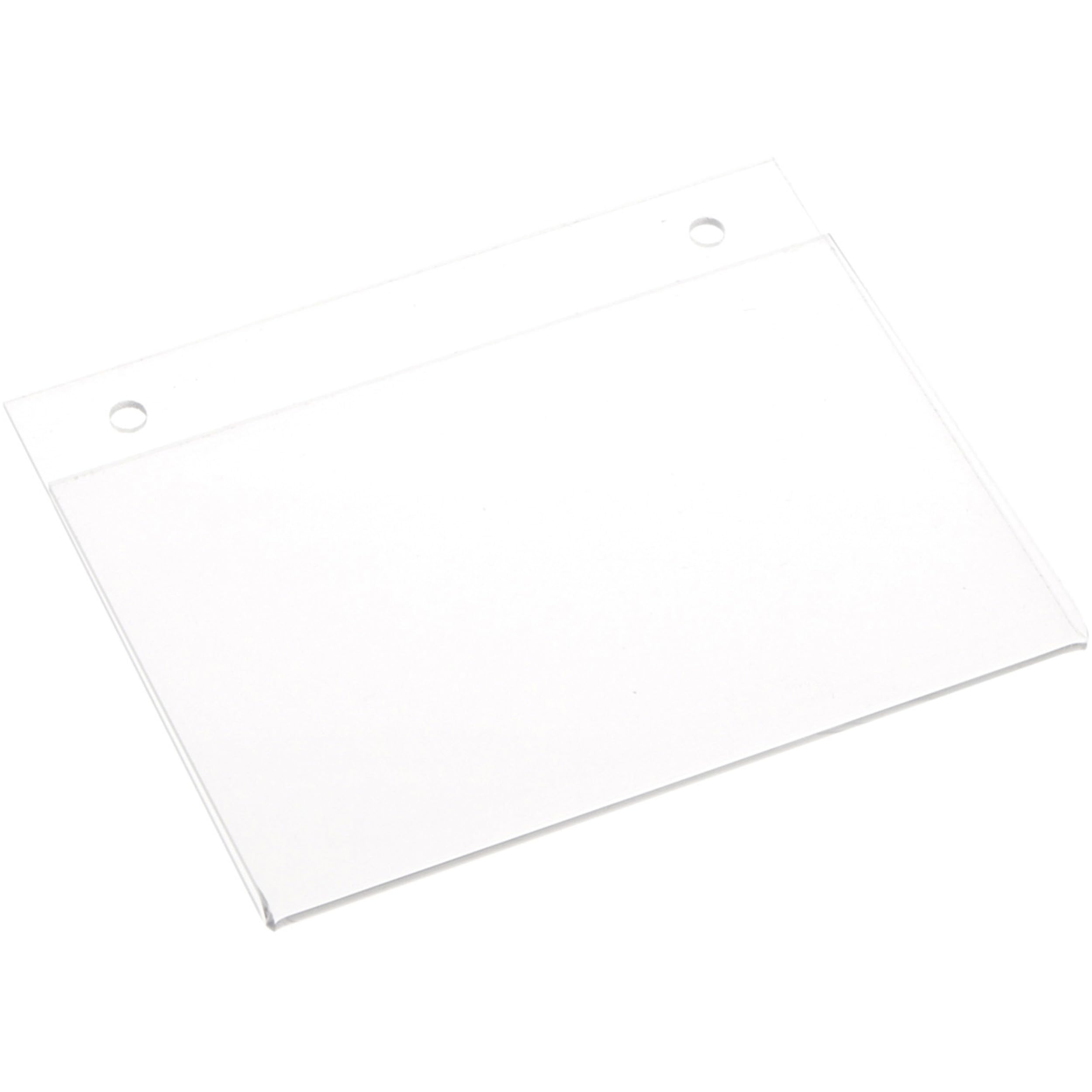 Plymor Clear Acrylic Wall-Mount Sign Holder - 6