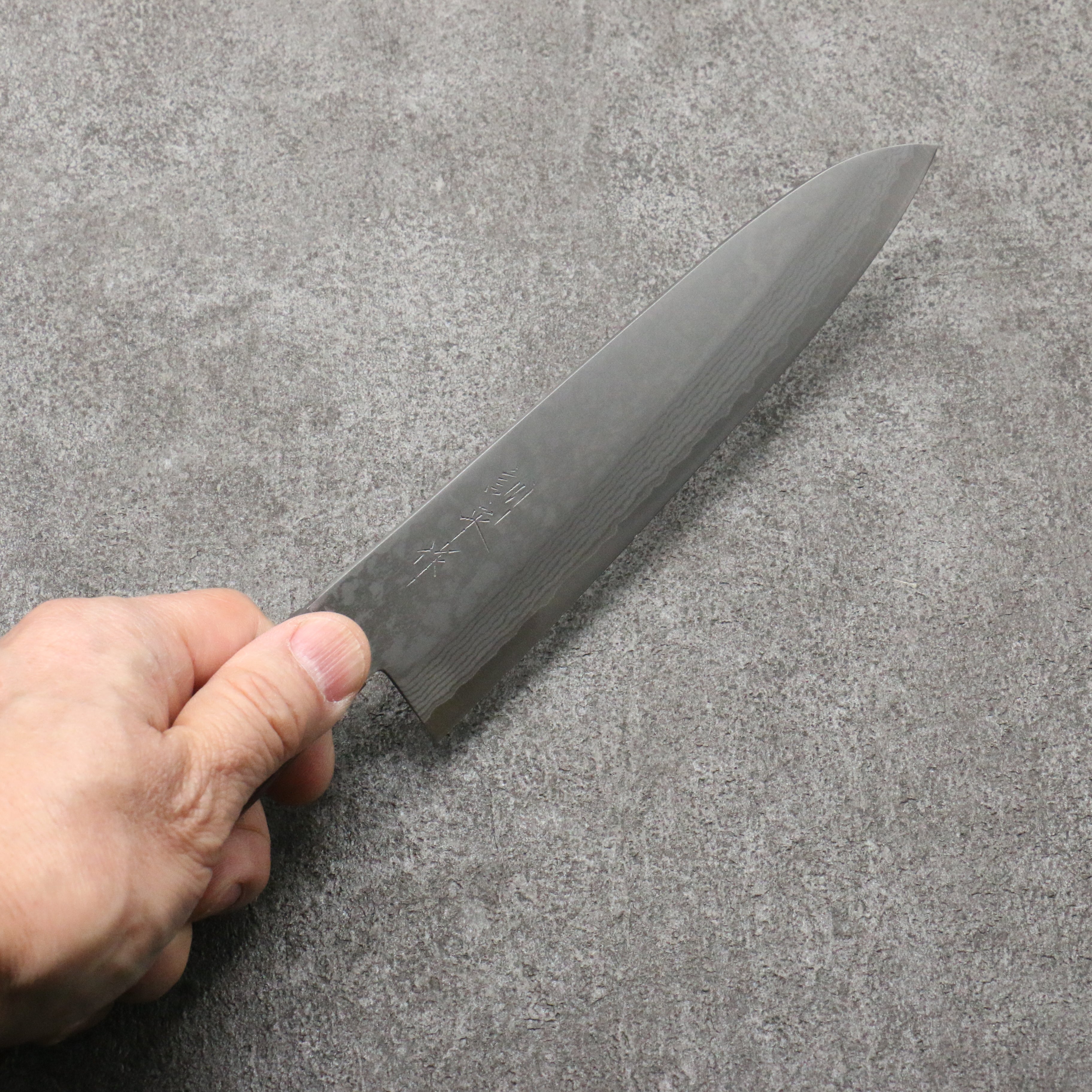 Premium Kunihira Sairyu VG10 Damascus Gyuto Chef Knife 180mm - Japanese High Carbon Stainless Steel Blade with Mahogany Handle - Perfect for Sushi, Meat Slicing & Professional Kitchen Use