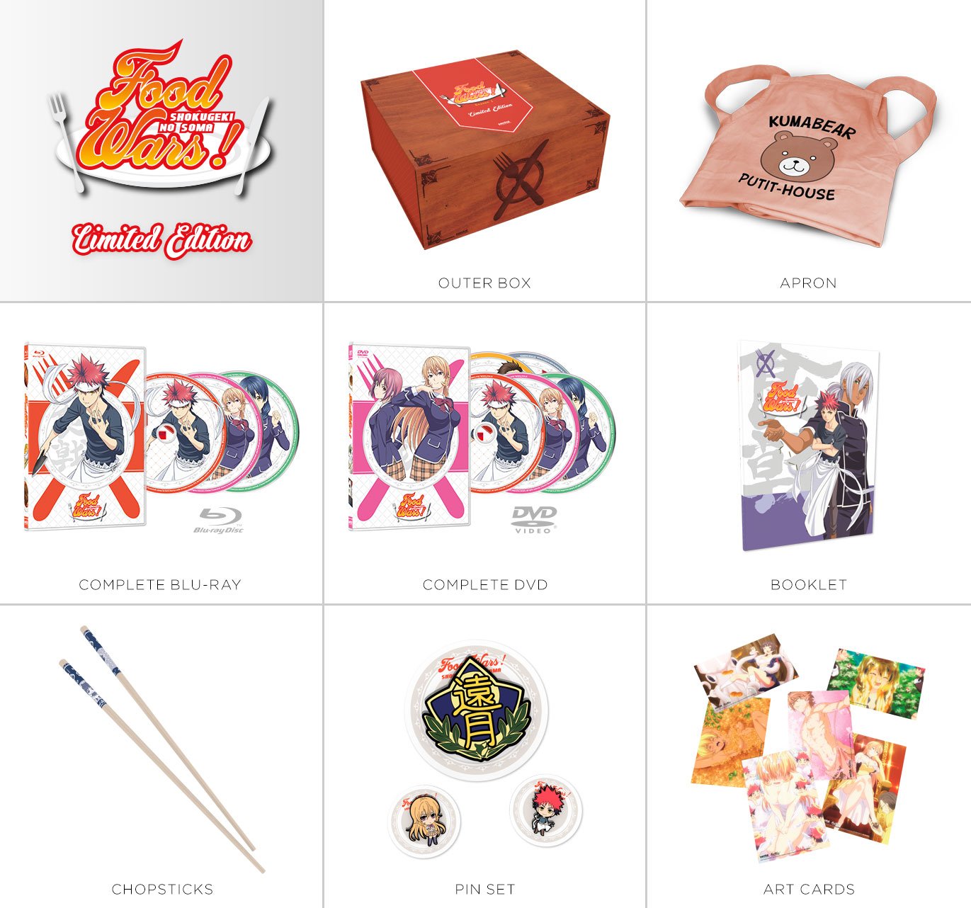 Food Wars! Shokugeki no Soma Premium Box Set - Complete Anime Manga Collection - Perfect for Anime Fans & Collectors - Great Gift for Birthday, Christmas & Cosplay Events