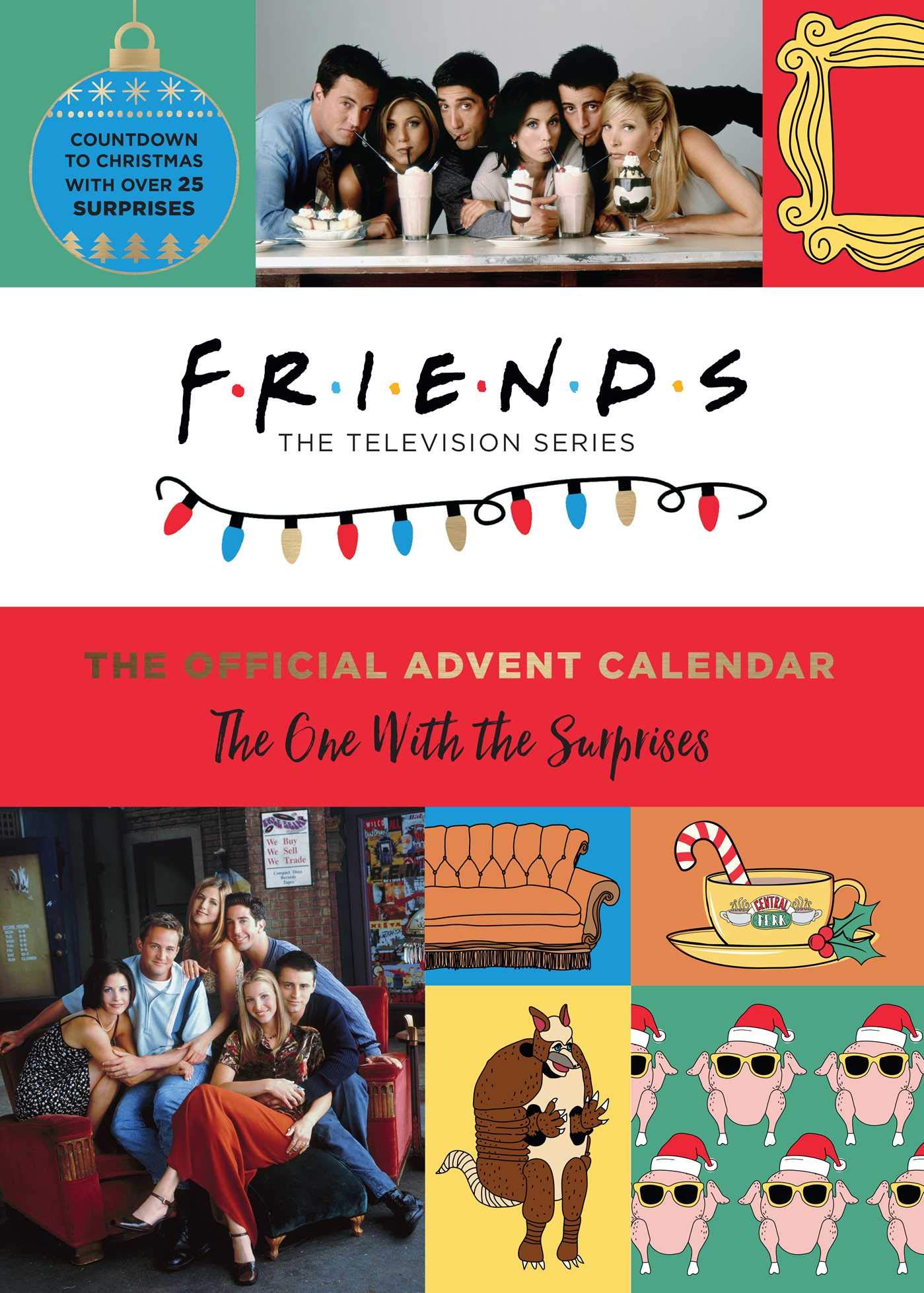 Friends TV Show Official Advent Calendar - Volume 1 with 24 Surprise Gifts & Collectibles | Holiday Countdown for Fans | Perfect Christmas Gift for Friends Lovers