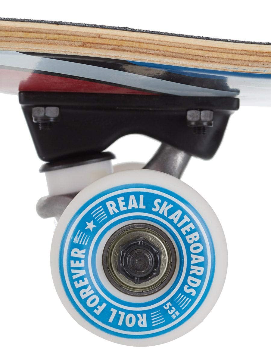 Real Team Oval Camo Mini Skateboard Complete Prebuilt 7.38 Inch - Perfect for Kids, Beginners & Commuting | Portable Cruiser for School, Park & Street Riding