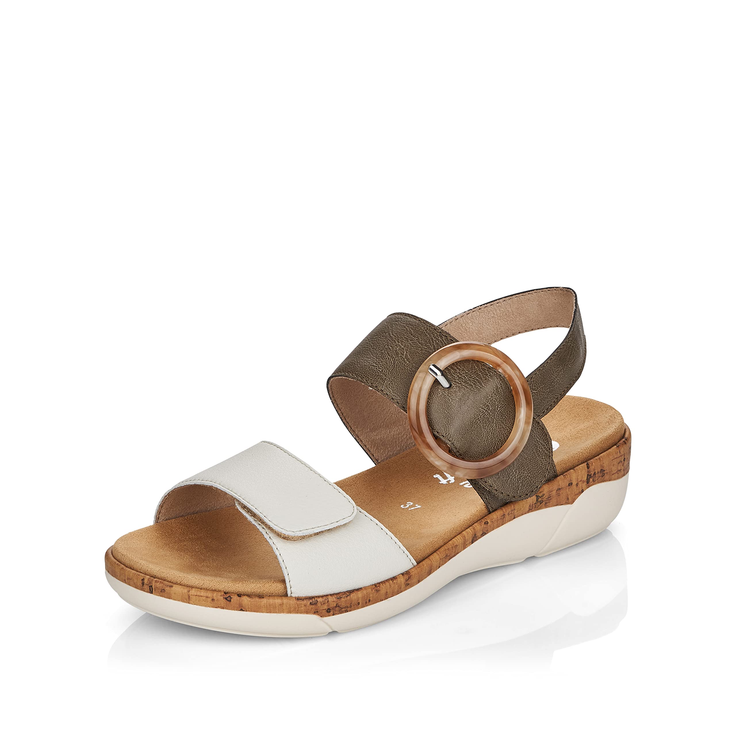 Remonte Women's Comfortable Slingback Heels - Stylish Low Block Heel Sandals for Work, Party & Wedding | Perfect Summer Dress Shoes for Office, Date Night & Special Occasions