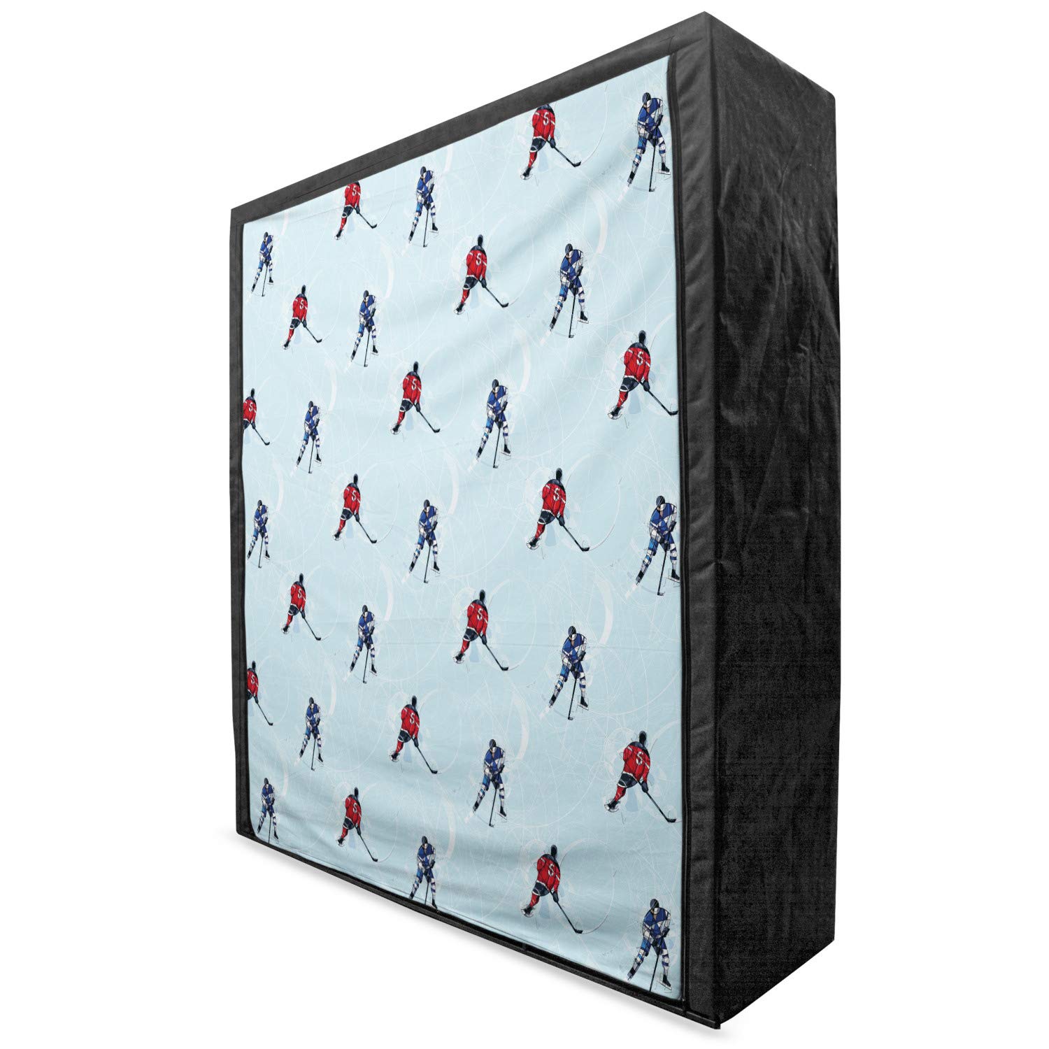 Ambesonne Portable Fabric Wardrobe with Shelves - 59