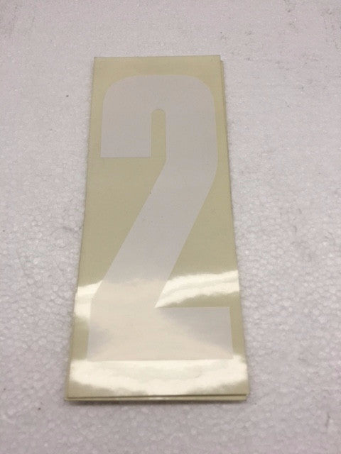 Number Stickers - White with Transparent Background for DIY Crafts, Scrapbooking, and School Projects
