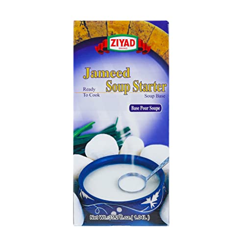 Ziyad Jameed Kishk Soup Starter Concentrate - Ready to Cook, 1.1 lbs (Pack of 2) | Authentic Middle Eastern Yogurt Soup Base for Mansaf, Stews & Traditional Dishes