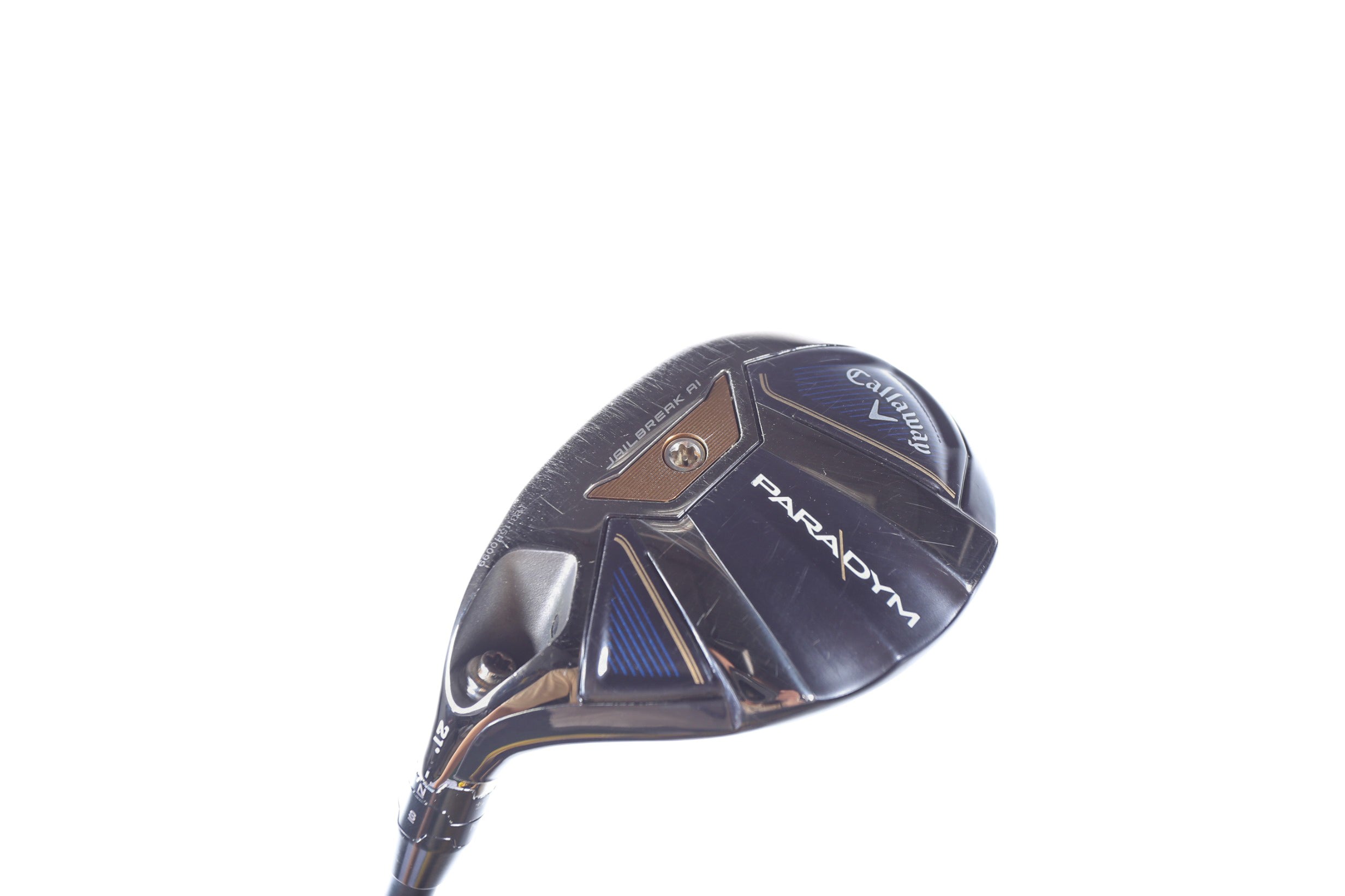 Used Callaway Paradym 4H Hybrid Golf Club - Left Handed 21° Stiff Flex - Perfect for Left-Handed Golfers & Driving Range Practice