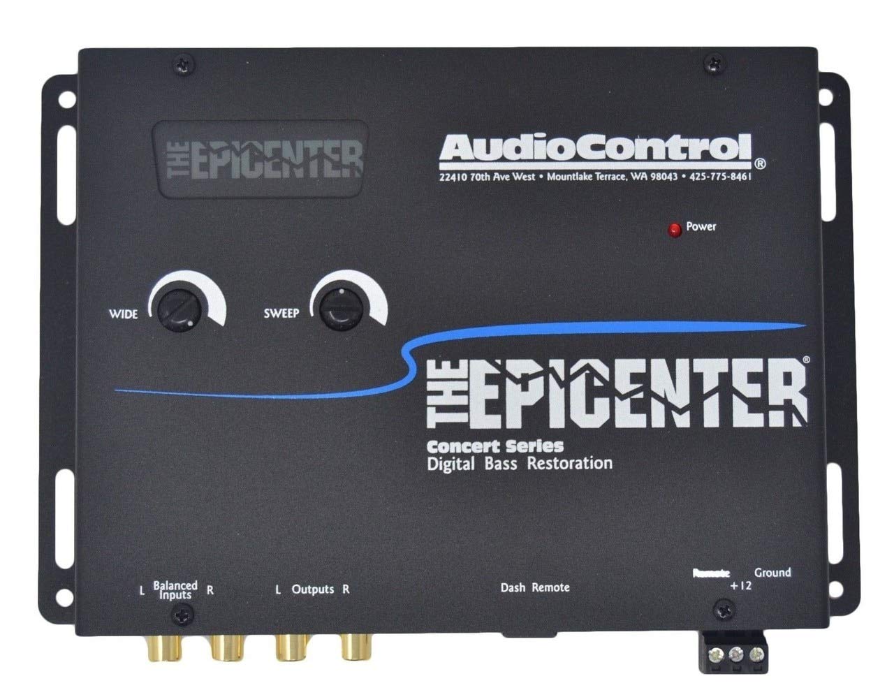 AudioControl The Epicenter - Premium Bass Booster & Expander with Remote (Grey) - Enhance Car Audio & Home Theater Sound System