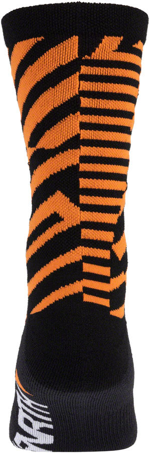45NRTH Dazzle Midweight Wool Sock - Warm Winter Hiking Socks for Men & Women, Moisture-Wicking & Breathable, Small (Orange) - Perfect for Outdoor Adventures, Skiing & Cold Weather Activities