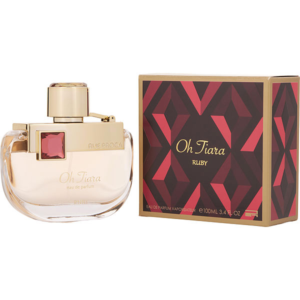 Afnan Rue Broca Oh Tiara Ruby 100ML EDP Perfume Spray for Women - Floral Fruity Fragrance for Date Night & Special Occasions