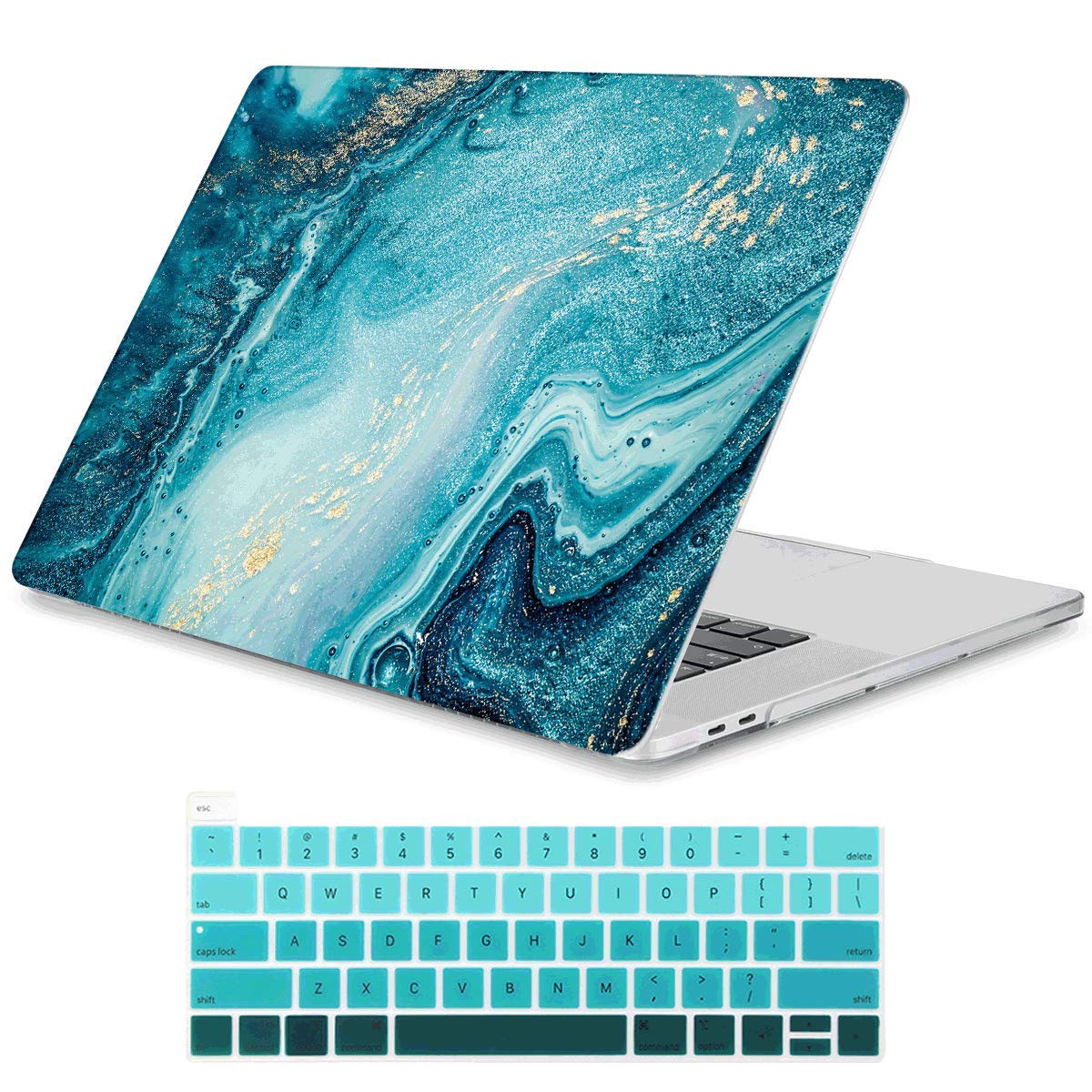 DONGKE Hard Plastic Case for MacBook Pro 16 inch (2019-2020 Model A2141) - Slim Protective Shell Cover Compatible with MacBook Pro 16