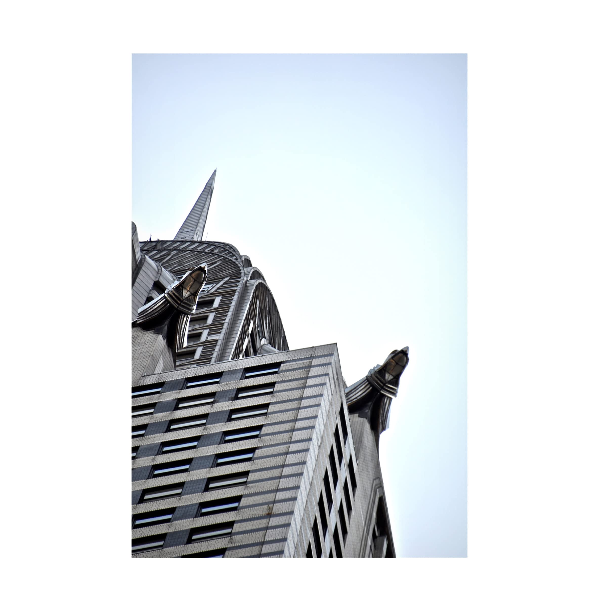 Blue Palomino 'Chrysler Building' Canvas Wall Art Print - New York City Skyline Decor for Living Room, Office & Bedroom