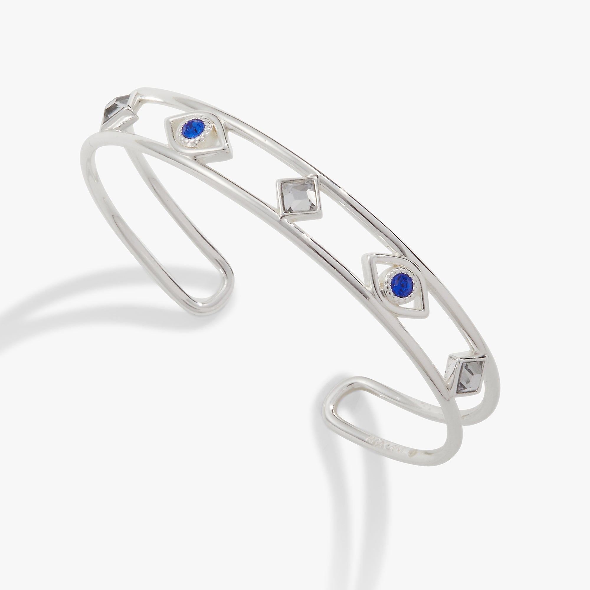 Evil Eye Crystal Cuff Bracelet for Women - Protection Jewelry with Healing Stones - Perfect for Spiritual Healing, Meditation & Positive Energy