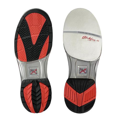KR Strikeforce TPU Revival Bowling Shoes for Men & Women - Black/Red - Non-Slip Sole for Enhanced Performance - Perfect for League Play & Casual Bowling