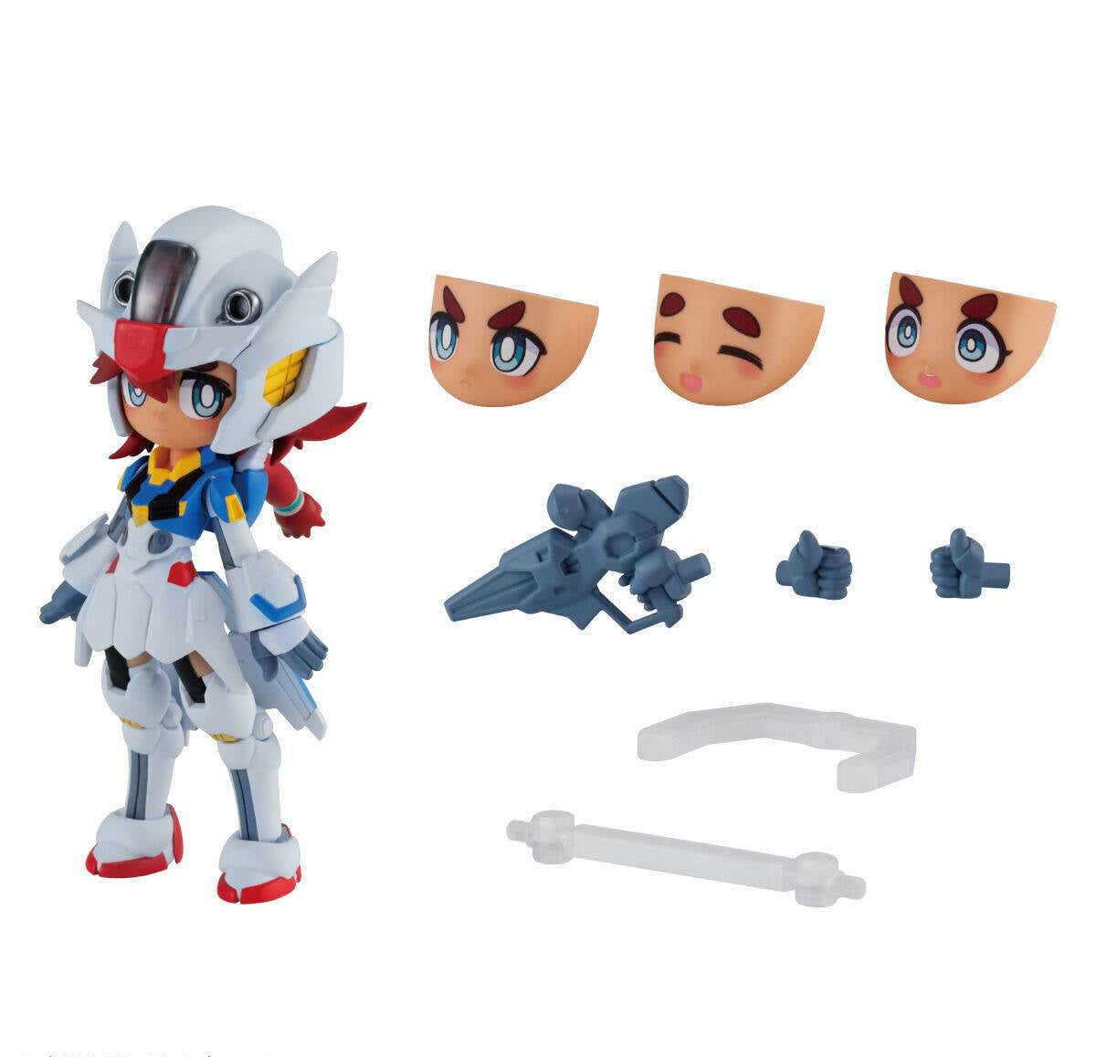 Bandai Shokugan Charamobi Mechagurumi Gundam The Witch From Mercury Suletta Mercury Action Figure - Collectible Anime Model Kit for Display & Gundam Fans